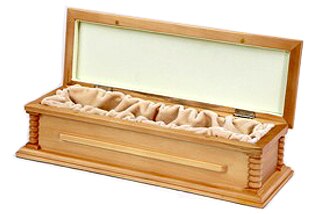 Matte Oak Wine Casket | SinoSource Products